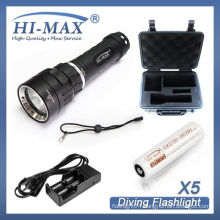 Made in China Cree xml t6 1000 Lumens Led Diving Flashlight